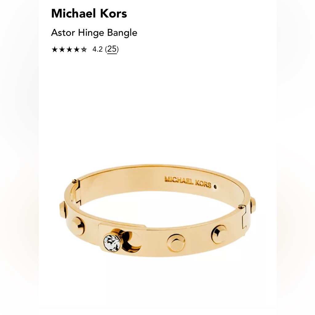 Michael Kors Gold Plated Astor Bracelet 118$